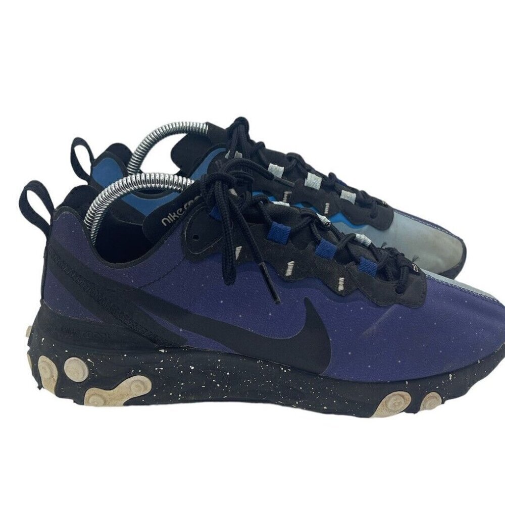 Nike React Element 55 Day And Night Equinox Blue Black CK1410-400 Men’s Size 8